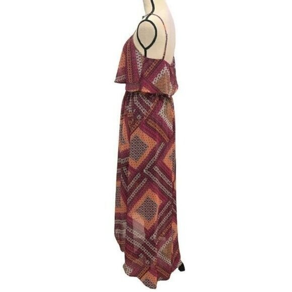 Accidentally in Love Womens High Low Maxi Dress Size M Spaghetti Straps - Picture 7 of 11